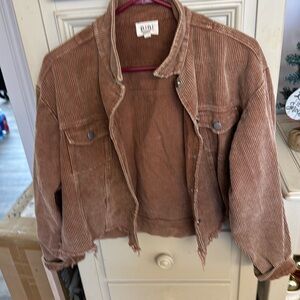 Cute soft corduroy jacket  Slightly cropped Never worn